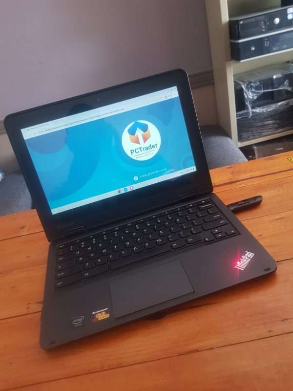 Lenovo ThinkPad Yoga 11e Chromebook Intel Celeron, 16GB SSD and 4GB (Second hand 8/10) - Image 2